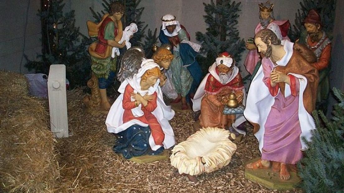 Heiligenbeeldenmuseum in kerstsfeer