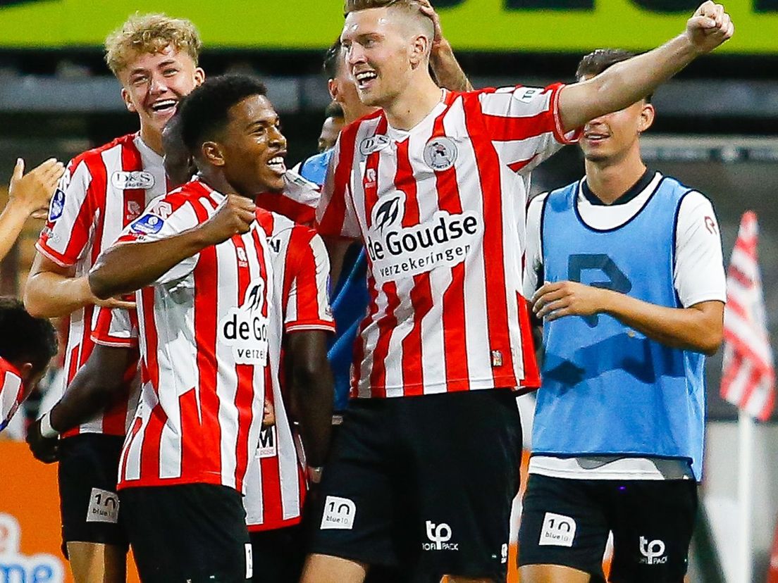Sparta viert de ruime overwinning op FC Volendam