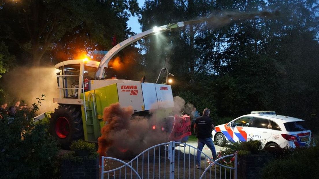 Het boerenprotest in Hierden op 28 juni liep uit de hand.