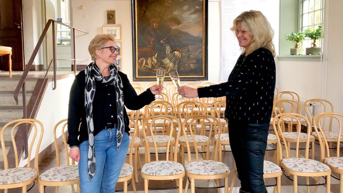 Jolanda van Ommeren (links) en Yvonne van Lokhorst (rechts).