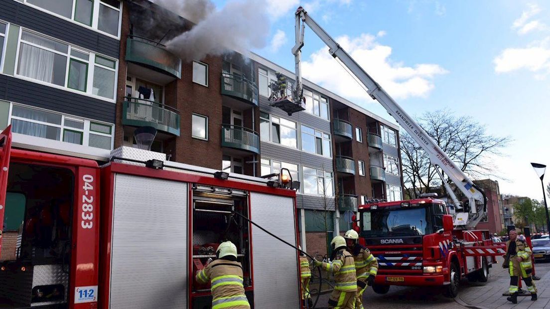 Woningbrand in Deventer
