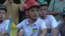Oekraïense Vladyk (8) en Ivan (10) fietsen in Wageningen: 'Die berg is zwaar'