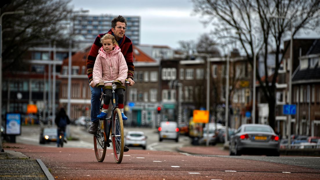 60 procent van de Utrechters pakt de fiets naar de stad.