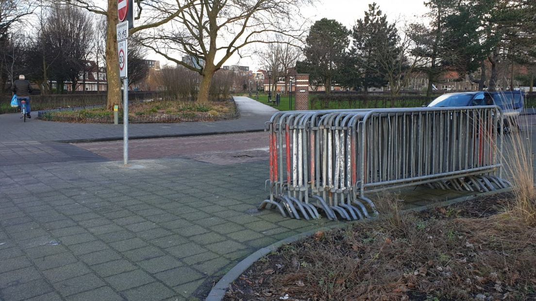 Dranghekken bij Kooiplein in Leiden