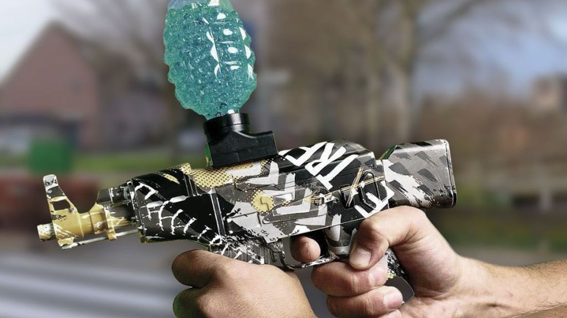 Dit is een gelblaster.