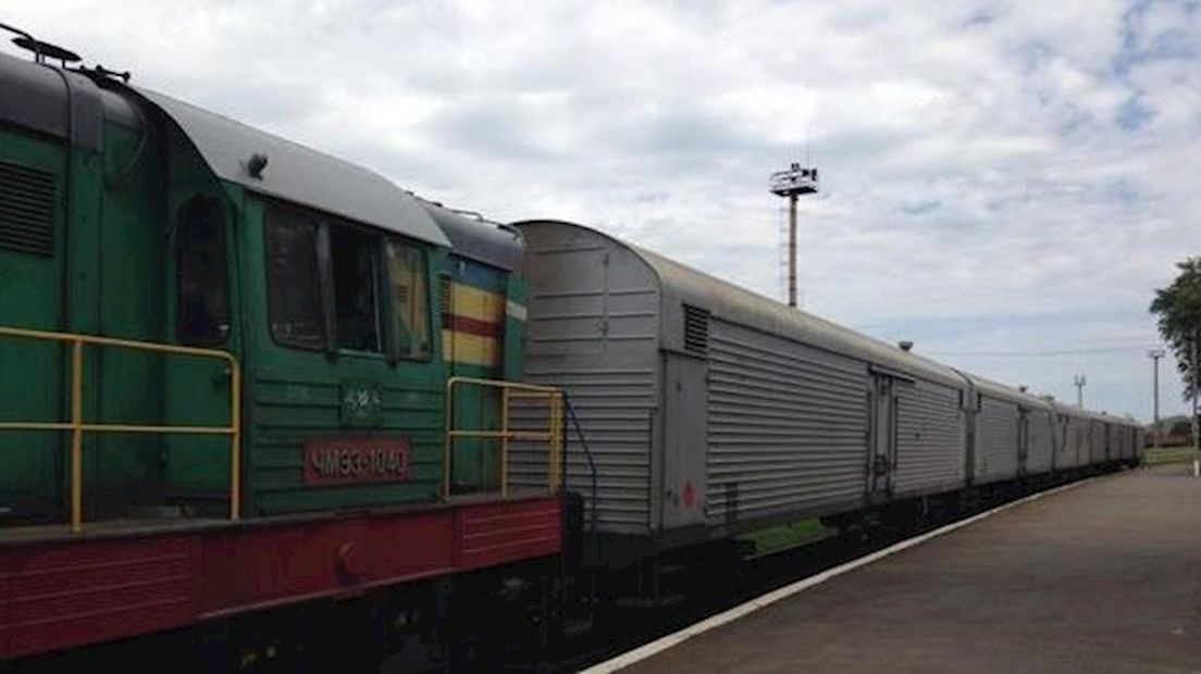 Trein met lichamen donderdag vertrokken naar vliegveld in Oekraïne