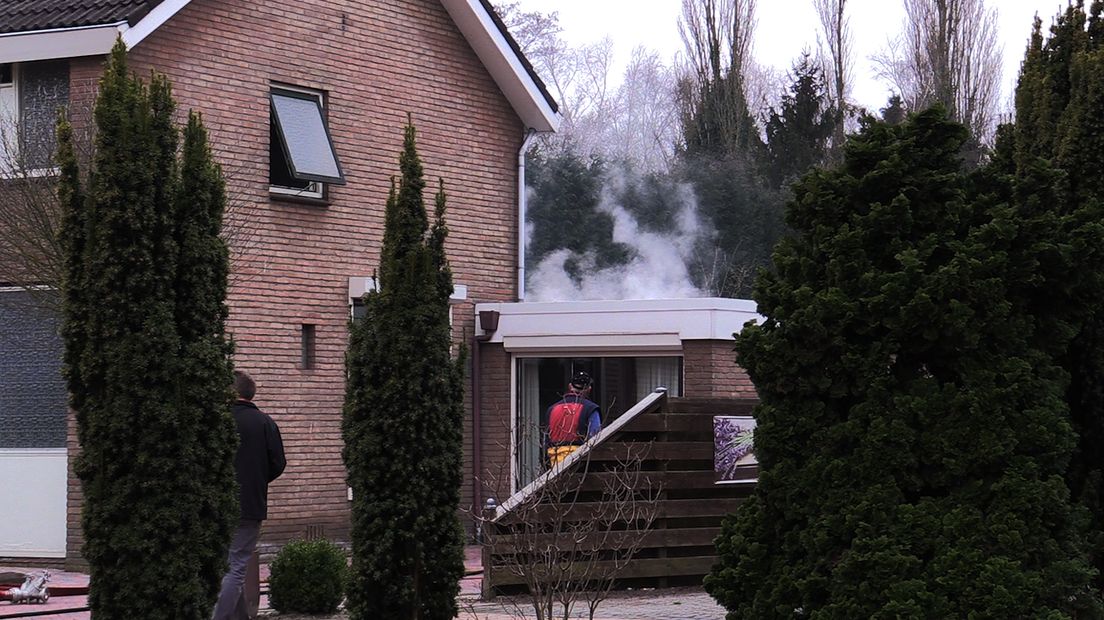 Rookontwikkeling door de wasmachine
