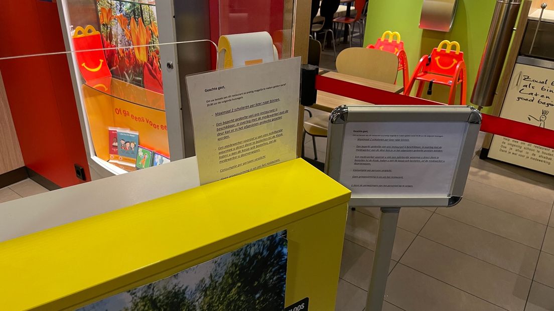 De maatregelen in de McDonald's in Winschoten