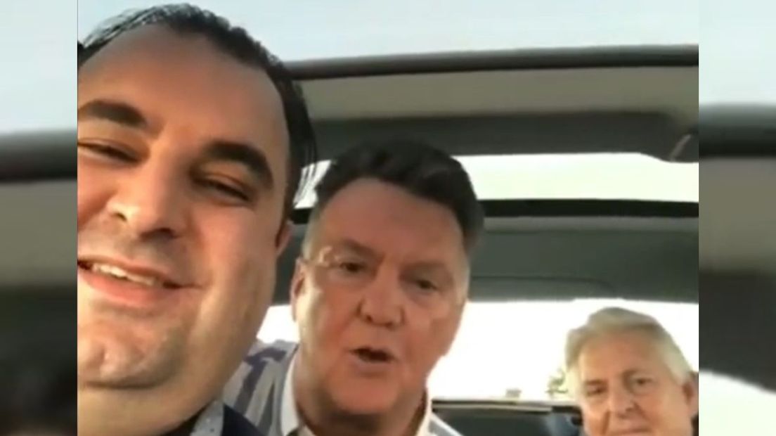 Salar Azimi en Louis van Gaal