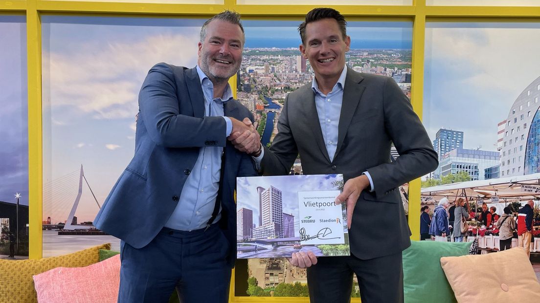 Staedion en Stebru hebben een samenwerkingsovereenkomst getekend voor de ontwikkeling van circa 157 betaalbare huurwoningen in het centrum van Den Haag.