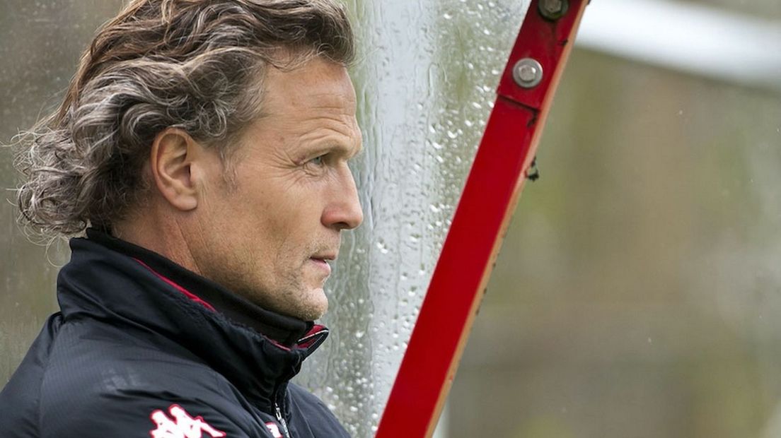 Mark Verkuijl in 2013, als trainer van de vrouwen van FC Utrecht