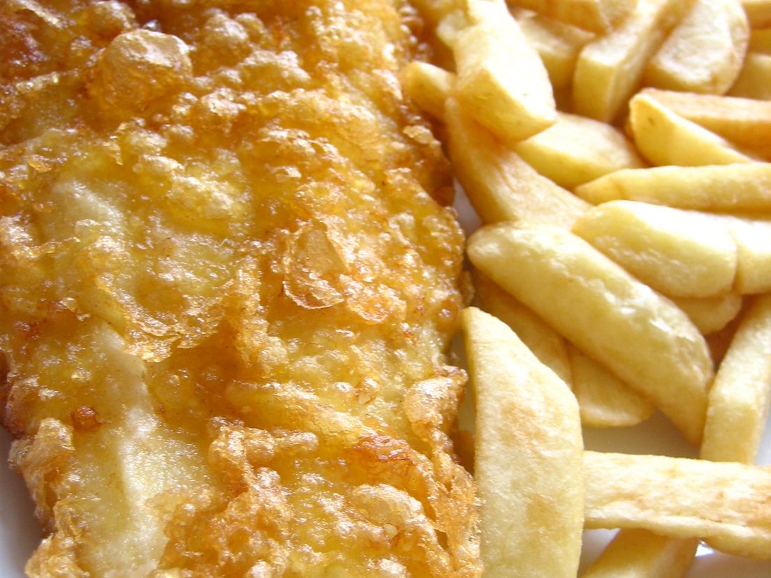Een lekkerbekje met friet