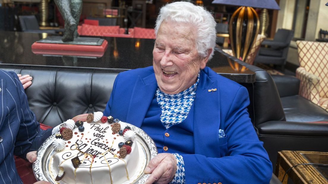 Paul van Gorcum vierde vrijdag zijn 89ste verjaardag in Huis ter Duin in Noordwijk