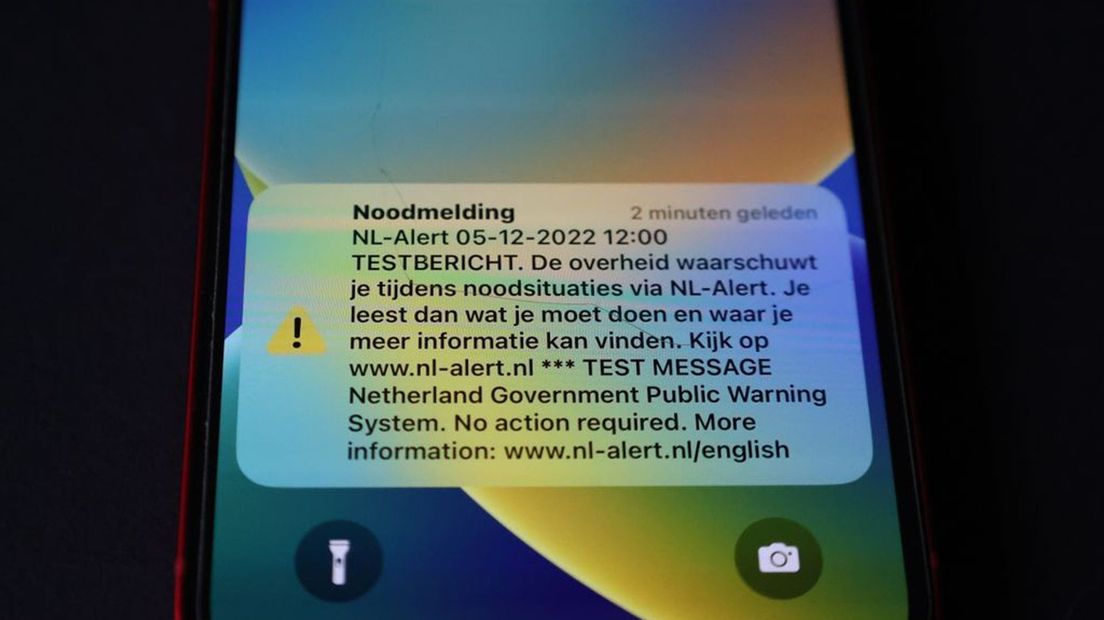 Niet iedereen in de omgeving van de brand ontving een NL-Alert melding dit weekend