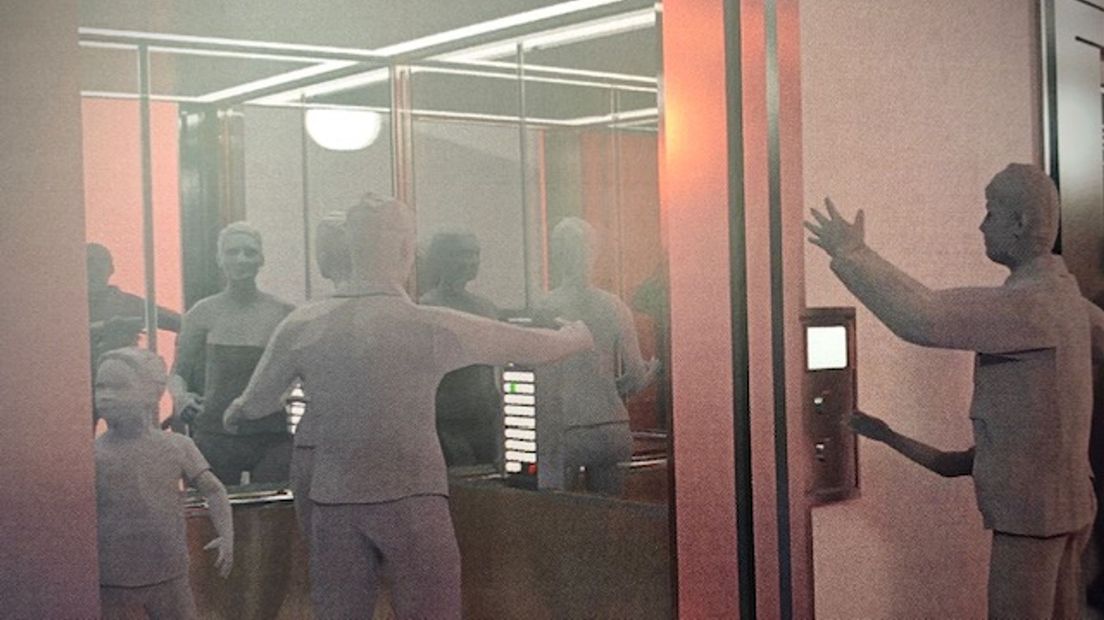 Impressie virtuele Tino lift Hanzestad Zwolle