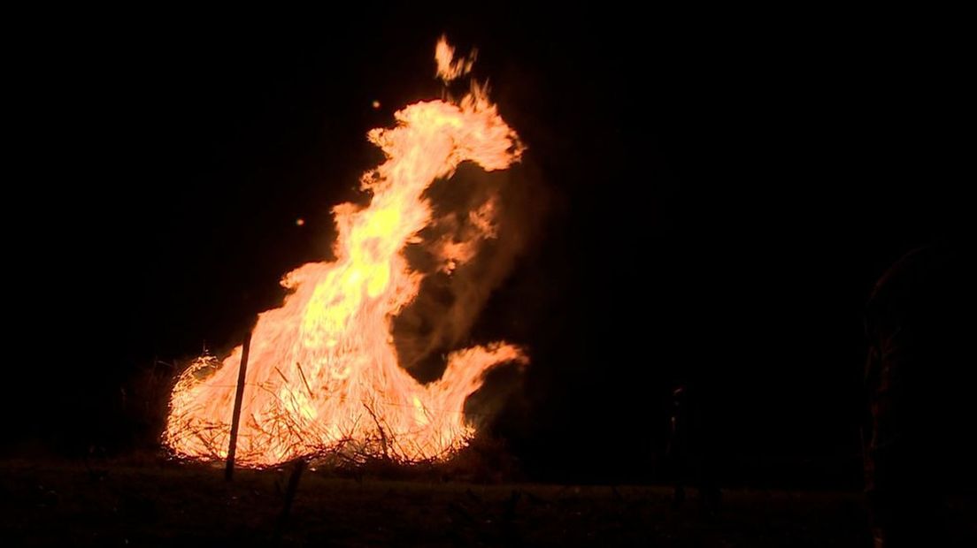Deze vreugdevuren gaan we dit jaar minder zien in de Achterhoek.