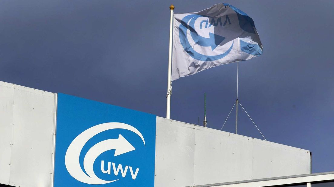 Het UWV (met de vlag op de kop)