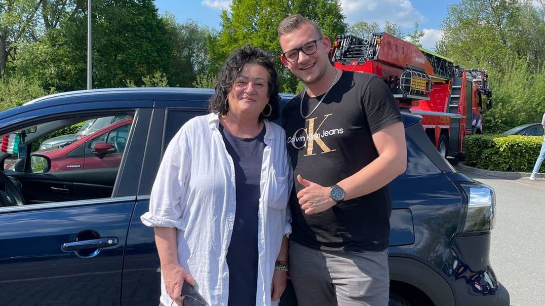 Ook BBB-voorvrouw Caroline van der Plas stond noodgedwongen buiten