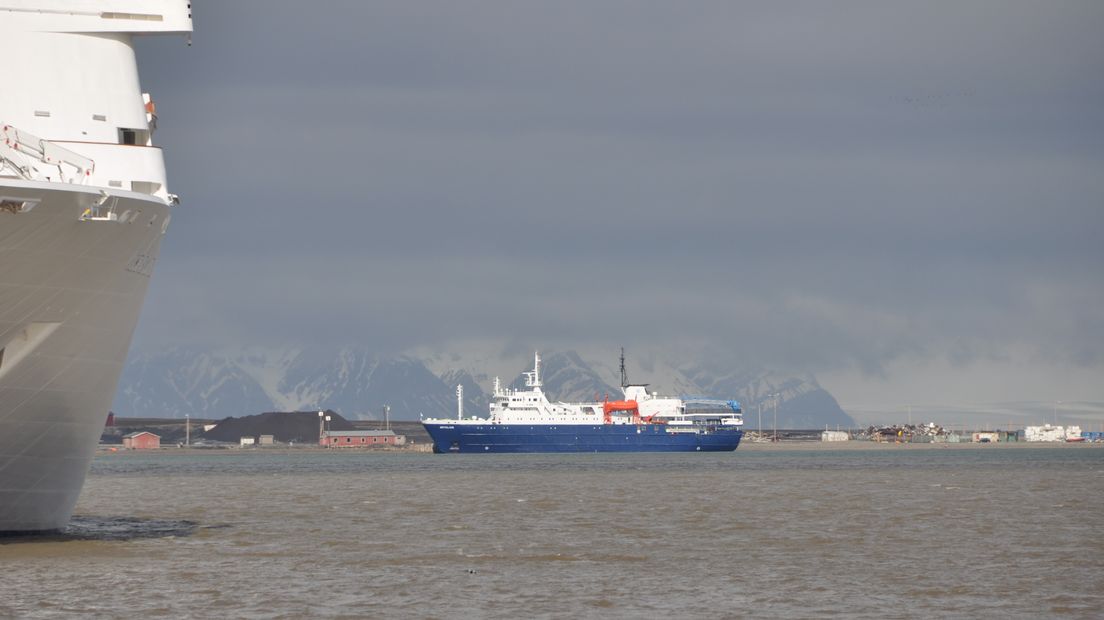 De Ortelius bij Spitsbergen
