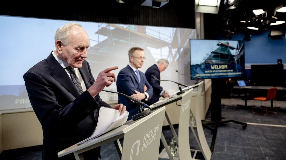 v.l.n.r. Johan Remkes, René Paas en Koen Schuiling in Den Haag