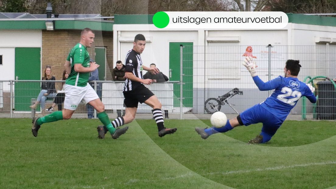 Beeld uit de wedstrijd Nieuwdorp - Veere