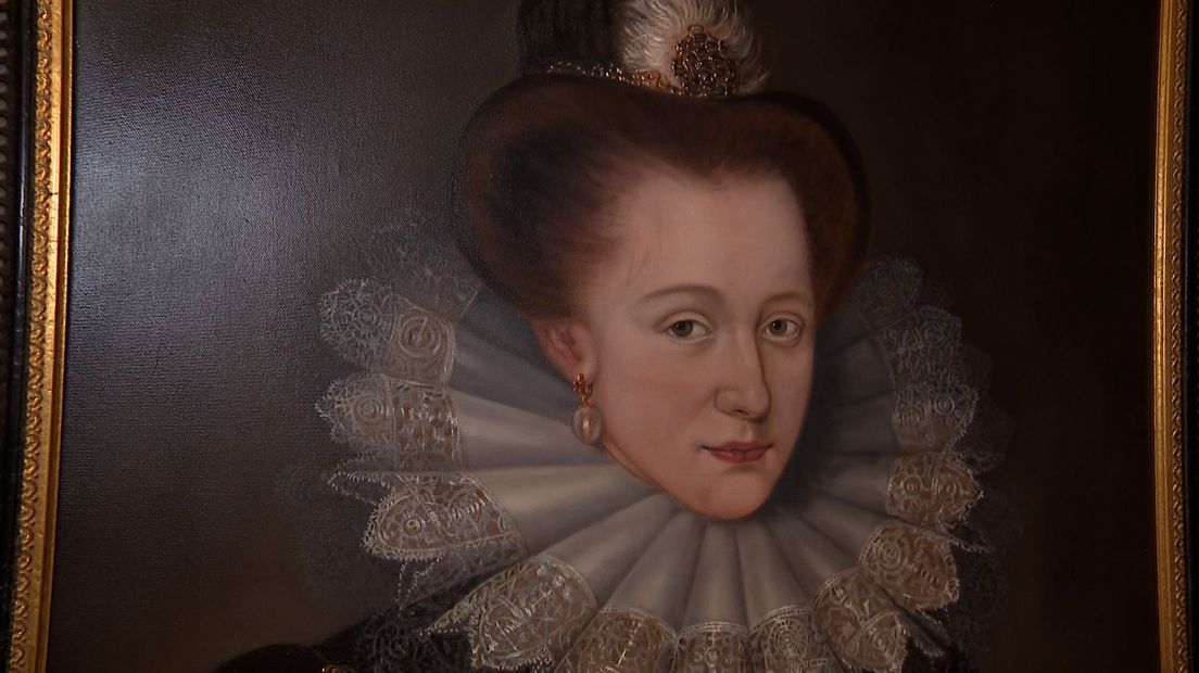 Portret van Emilia van Nassau