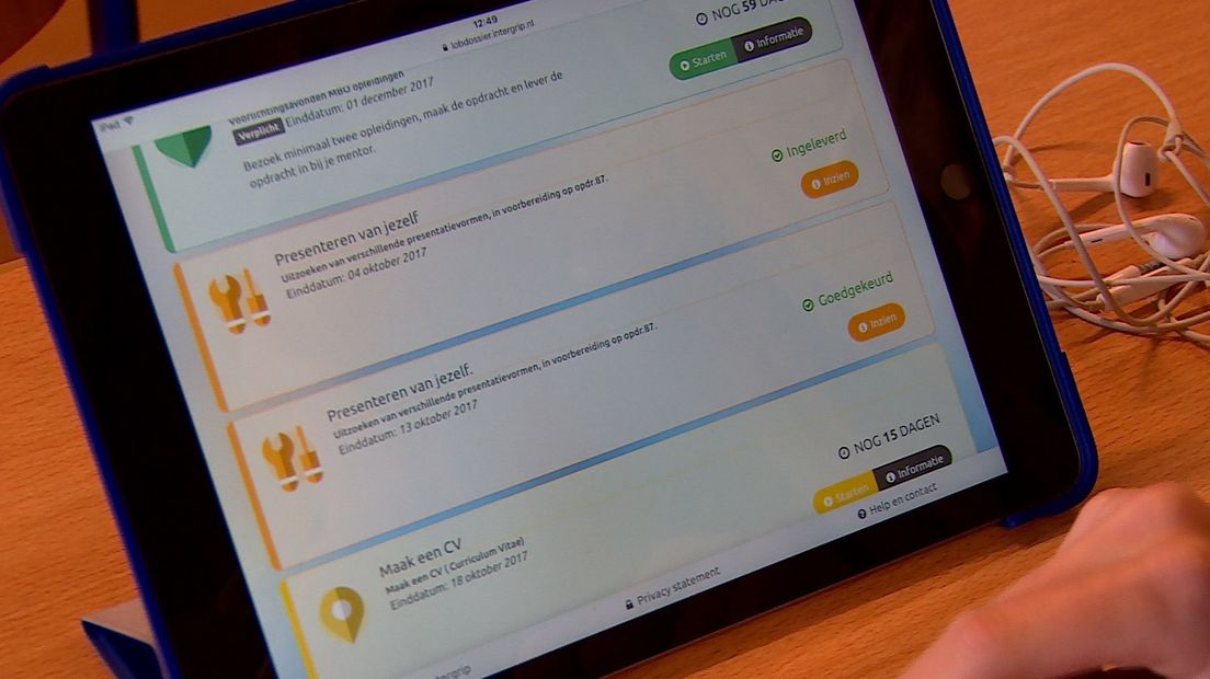 Leerlingen CSW hebben primeur met website Loopbaanoriëntatie