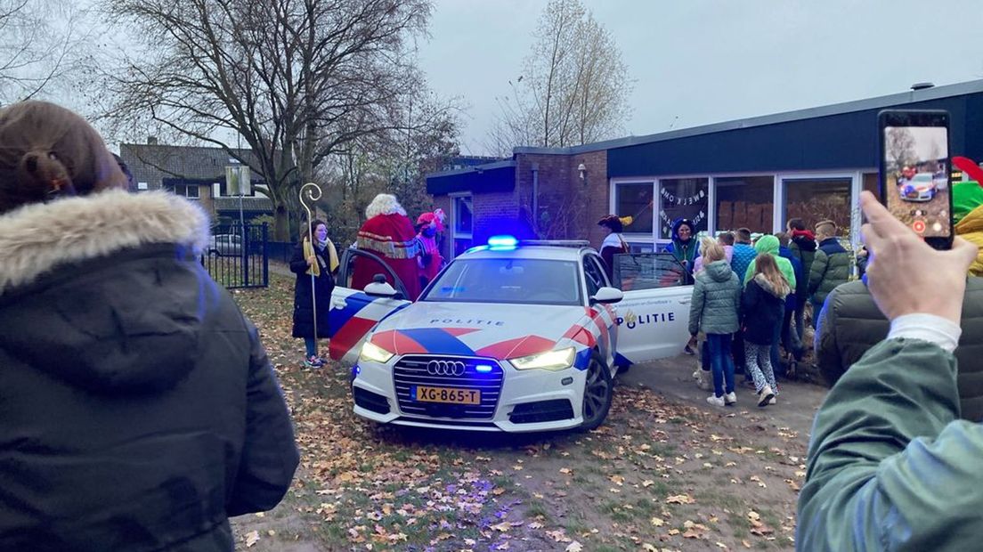 Aankomst Sinterklaas bij De Spreng