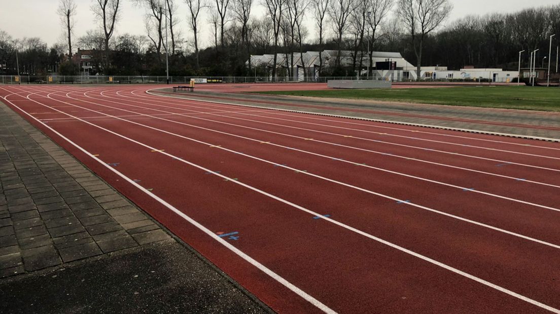 Baan bij HAAG Atletiek