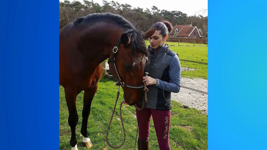 Elisa met haar paard Chico