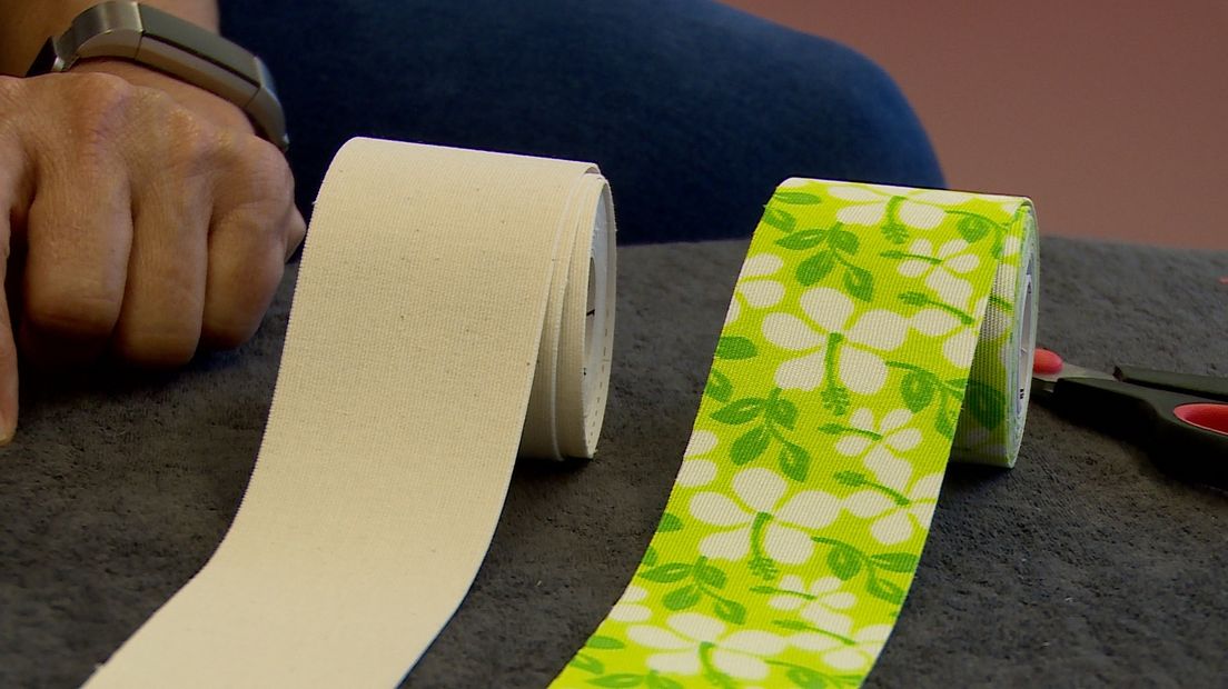 Fysiotherapeuten zeggen dat deze tape helpt tegen hooikoortsklachten