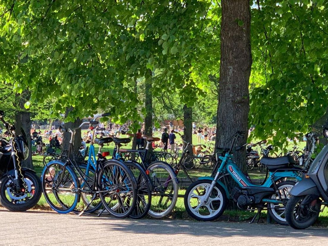 Drukte in het Vroesenpark