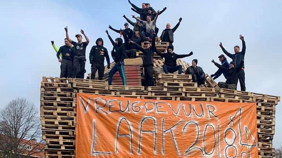 Vreugdevuur in Laak 2018