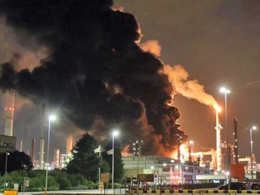 Grote brand bij Esso in 2017