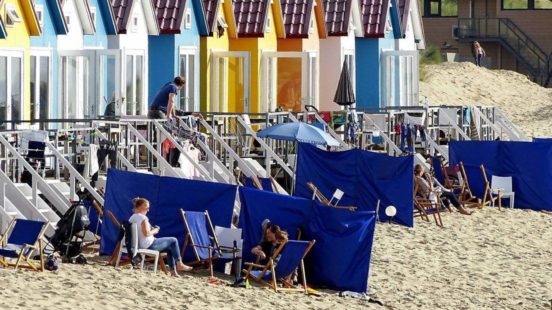 Zon op het Vlissingse strand