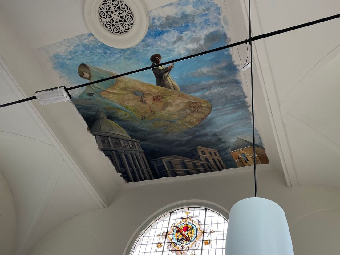 plafondschildering kerk
