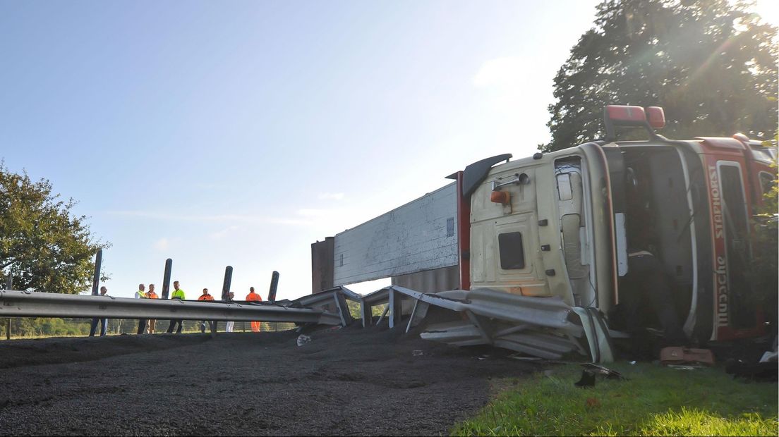 Ongeluk N35 tussen Nijverdal en Wierden