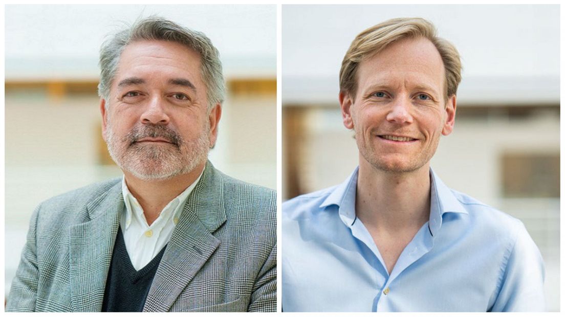 Andrew van Esch (D66) en Chris van der Helm (VVD)
