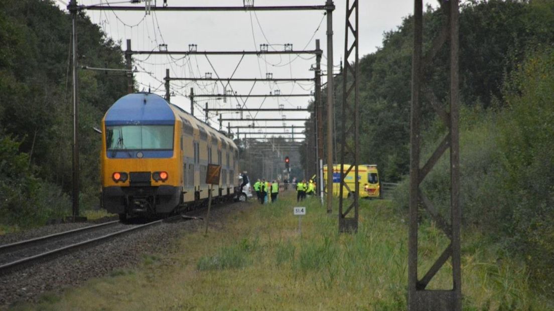 Ongeluk met een trein in Olst