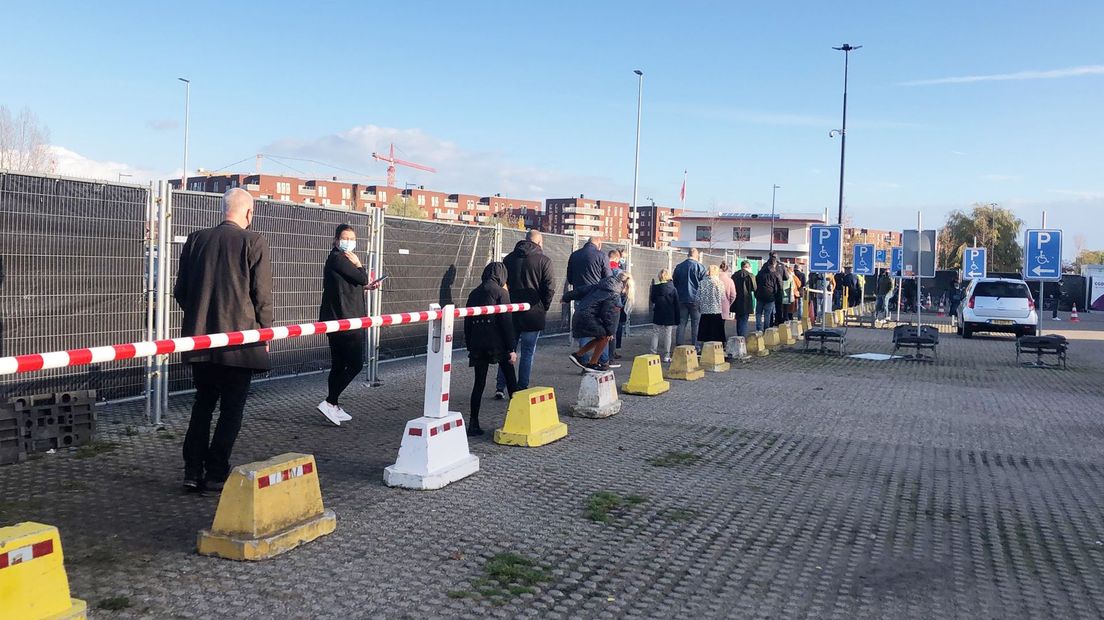 Het was de afgelopen tijd druk bij de teststraat.