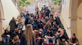 Studenten voeren actie in Academiegebouw universiteit (update)