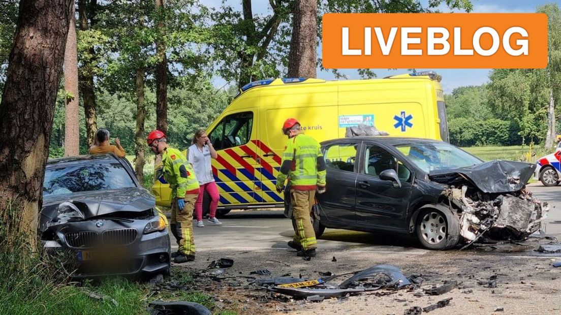Een automobiliste is dinsdagmorgen gewond geraakt bij een aanrijding in Hengelo.