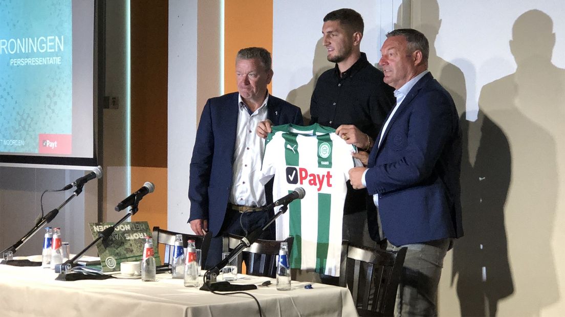 Jeffrey Chabot (midden), Hans Nijland (l) en Ron Jans (r)