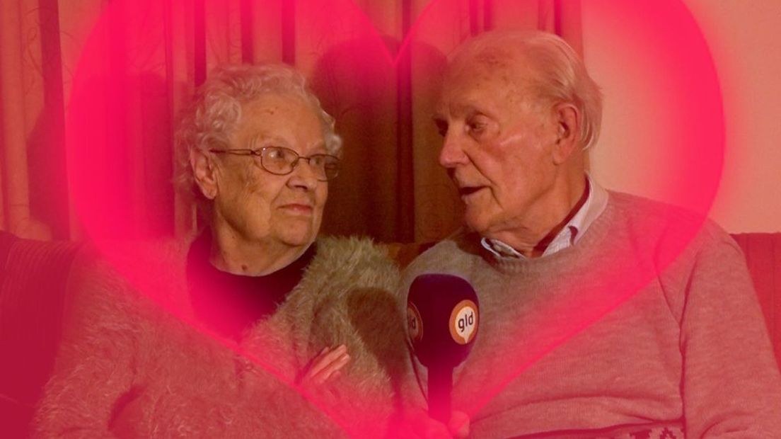 Harm en Dinie Verhaaff vierden hun platina huwelijk.