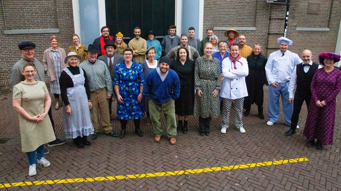 De horecaondernemers in Meppel gingen verkleed