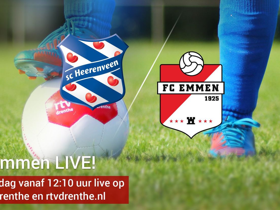 Volg SC Heerenveen - FC Emmen van minuut tot minuut
