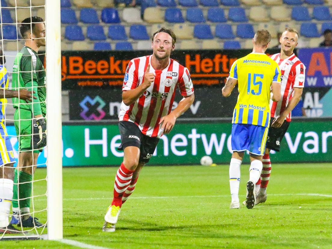 Bart Vriends scoorde namens Sparta.