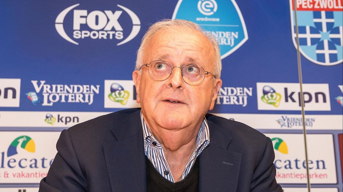 PEC Zwolle-voorzitter Adriaan Visser