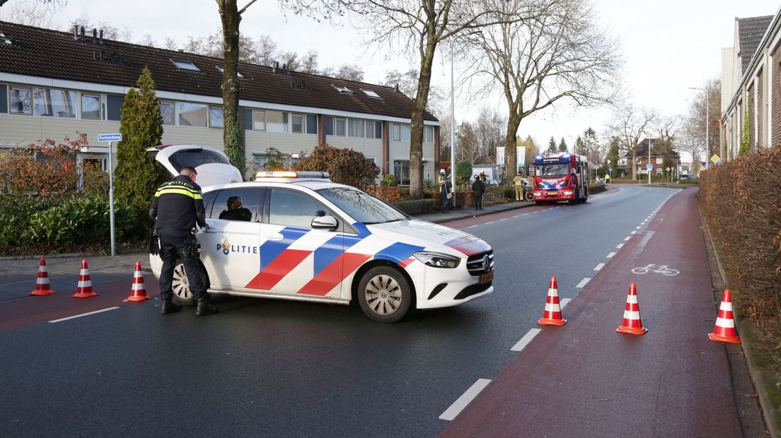 In Nijverdal werden vijf huizen ontruimd na een gaslekkage