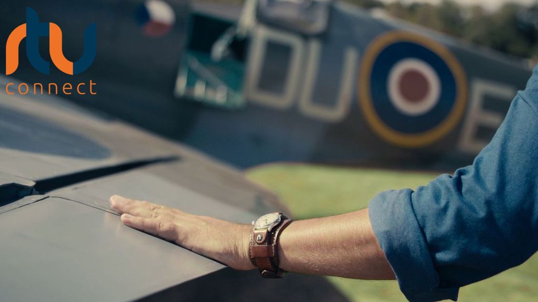 Beeld uit documentaire Spitfire Overdue: the story of Mervyn Wheatley